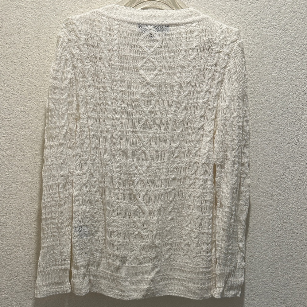 rag‎ & bone Ivory V-Neck Sweater - Picture 7 of 7